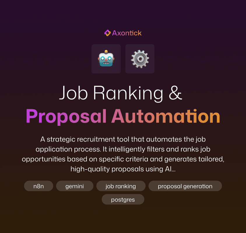 Job Ranking & Proposal Generation Automation