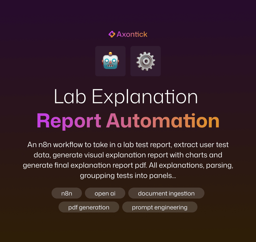 Lab Explanation Report Automation for Pathology Clinic