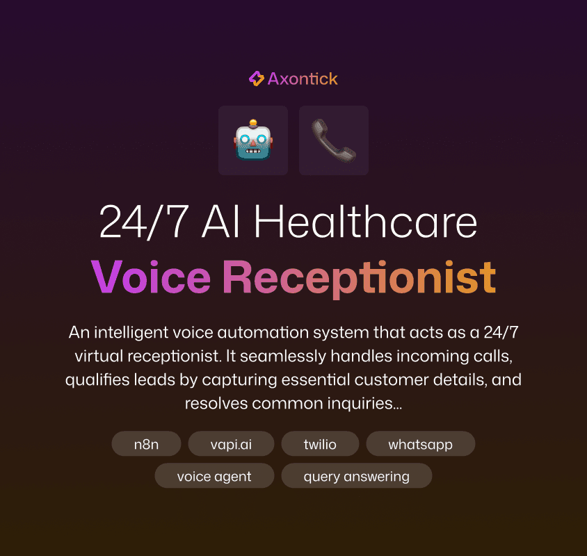 24/7 AI Healthcare Receptionist for Pathology Clinic